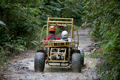 All-terrain vehicle (ATV) ride in Malaysia.