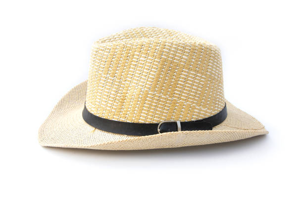 istock Craft weave hat on isolated white background 1340196450