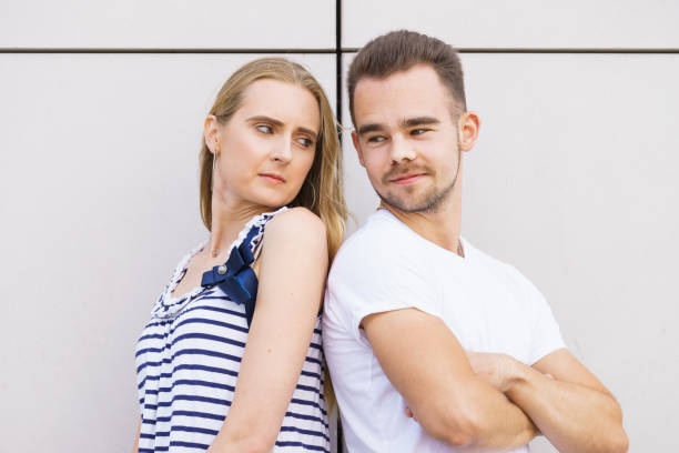 istock Girlfriend and boyfriend portrait. 1340203991