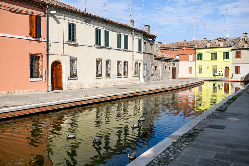 Town of Comacchio, Ferrara, Italy