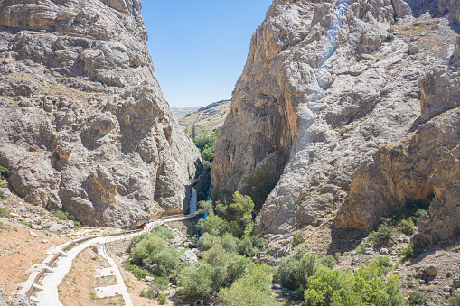 The Şuğul canyon in the Gürün district of Sivas province.