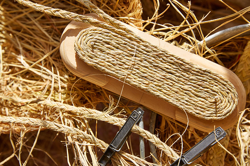 Esparto halfah grass used for crafts basketry