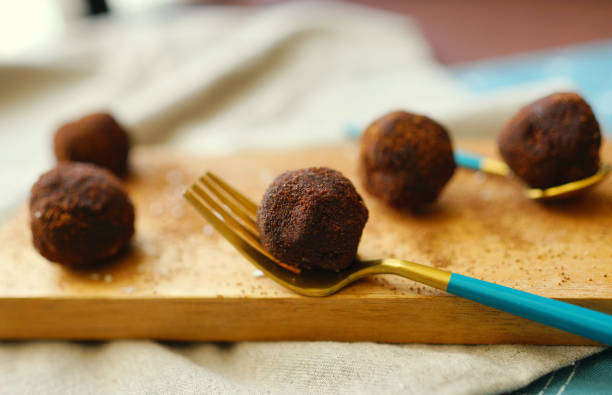 istock Chocolate candies made of cacao 1340214354