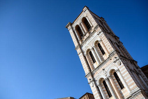 Architecture of the city of Ferrara, Italy: Ferrara Cathedral bell tower