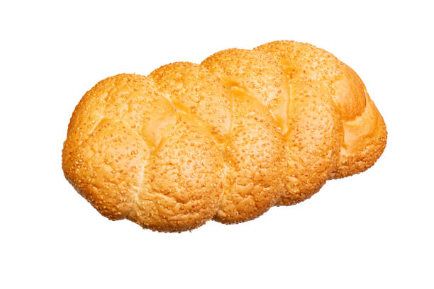 Diagonal view on shabbat challah