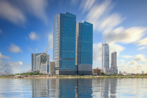 Bahria twin Tower stock photo