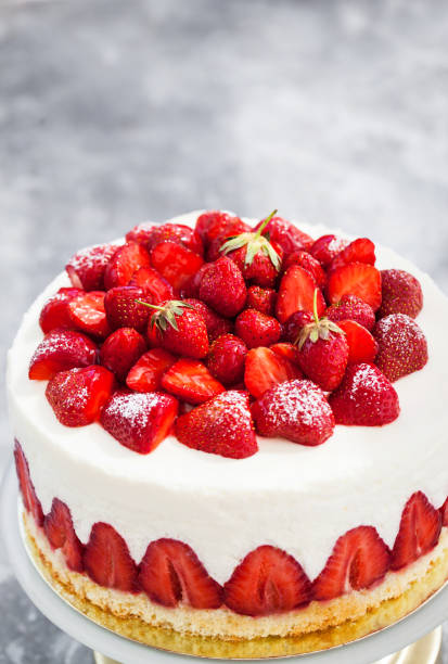 istock French Fraisier Strawberry Cake 1340225169