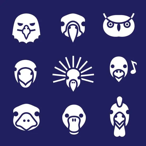 Vector illustration of ZOO ICONS 3