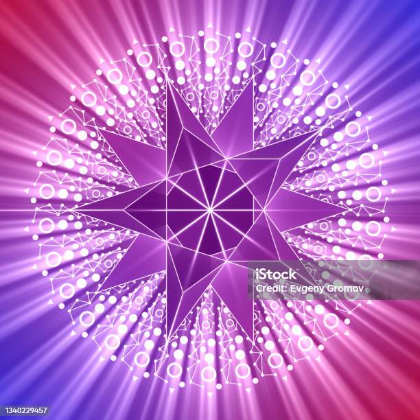 Light Abstract Background Geometry Abstract Geometry Background With Rays Of Light Stock Illustration ...