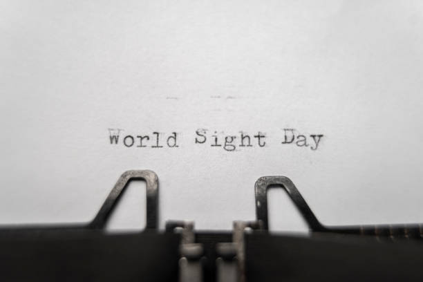 istock World sight day typed words on a vintage typewriter 1340229561