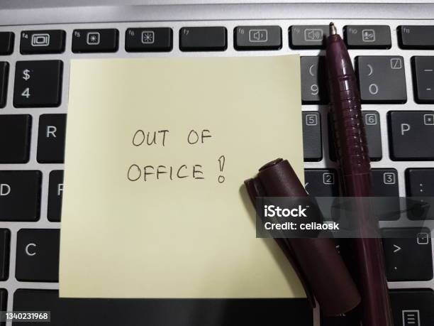 Annual Leave Out Of Office Taking A Break From Work Stock Photo - Download Image Now