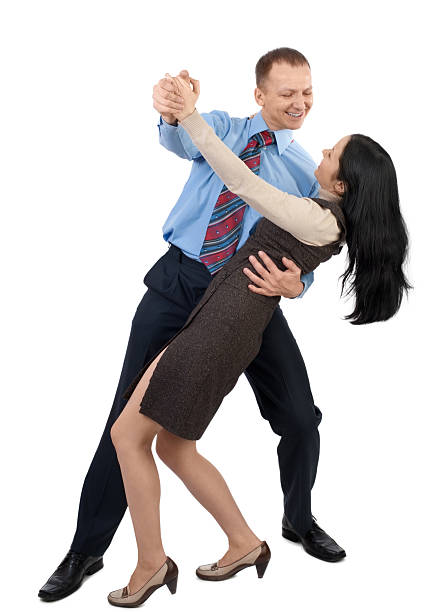 istock Business couple dancing 134023351