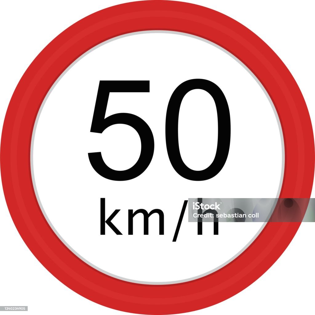 Traffic Sign Maximum Speed 50 Kmh Stock Illustration Download Image traffic-sign-maximum-speed-50-kmh-stock-illustration-download-image