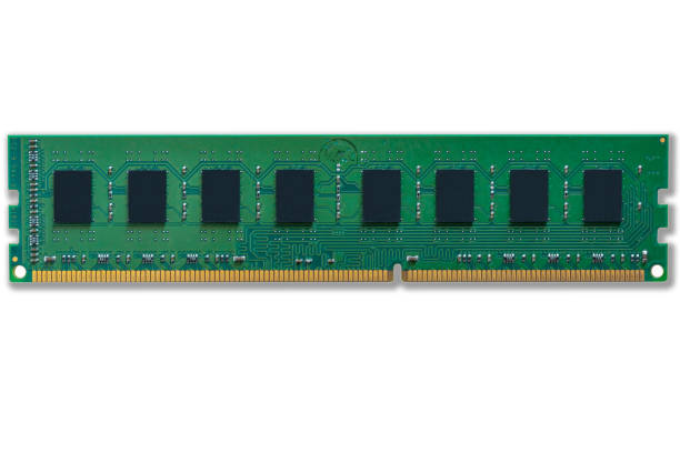 istock The overall green memory module is on a white background 1340241822