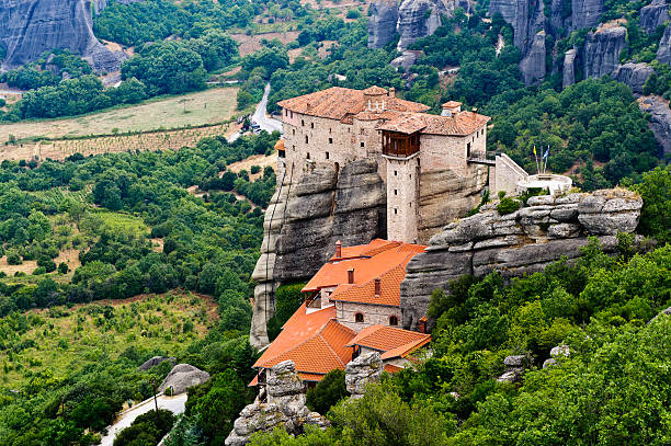 istock The Holy Monastery of Rousanou 134024289