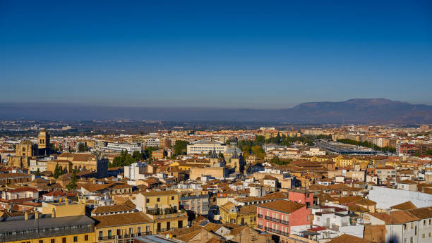 istock Granada skyline view from Albaicin in Spain 1340244598