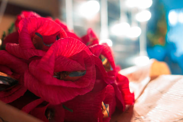 istock Bouquet of red poppies 1340247078