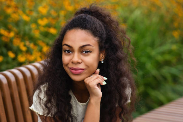 istock Mixed race young black woman 1340248417