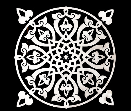 Ornate and elaborate floor pattern