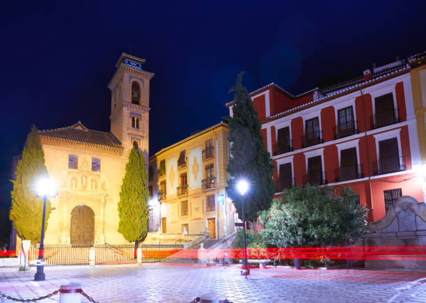 istock Saint Gil and Ana church in Granada Spain 1340252547