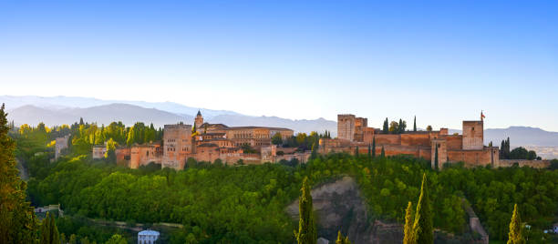 istock Alhambra sunrise light in Granada of Spain 1340253445