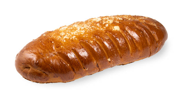 istock Sweet loaf for tea isolated on a white background 1340256491