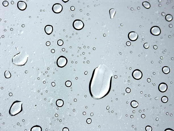 Silêncio de chuva - fotografia de stock