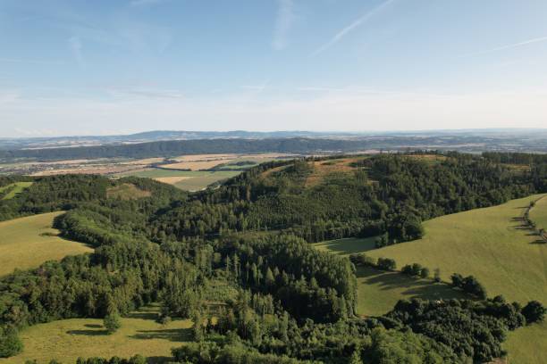 istock landscape top view of trees meadow 1340265517