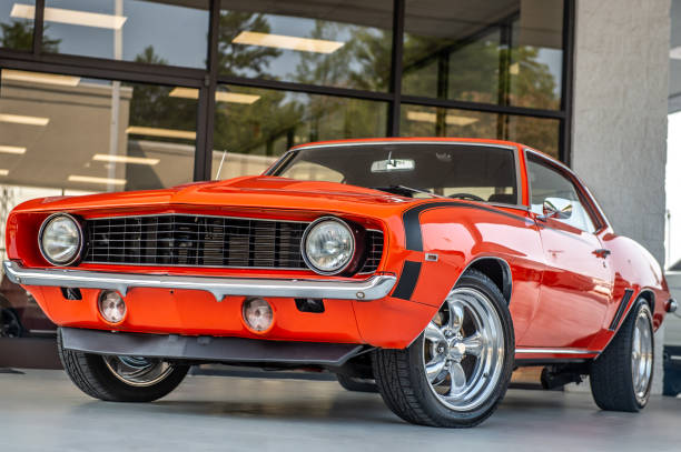 istock Classic vintage muscle car 1340269597