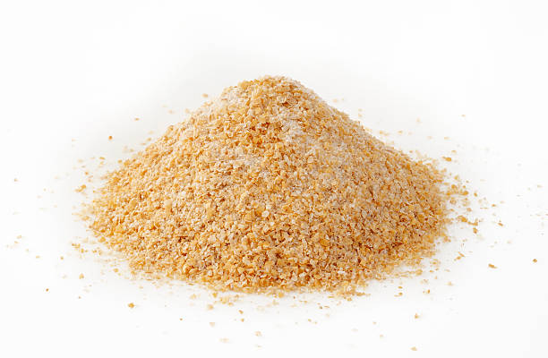 istock flour and wheat ears on white background 134027057
