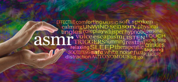 istock Words associated with the ASMR community word cloud 1340271952
