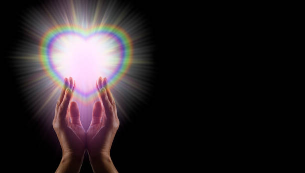 istock Channelling Rainbow Heart Healing  Energy Message Banner 1340272972