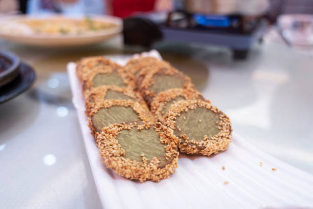istock Cantonese Snacks: Sesame and Mung Bean Cake 1340273522