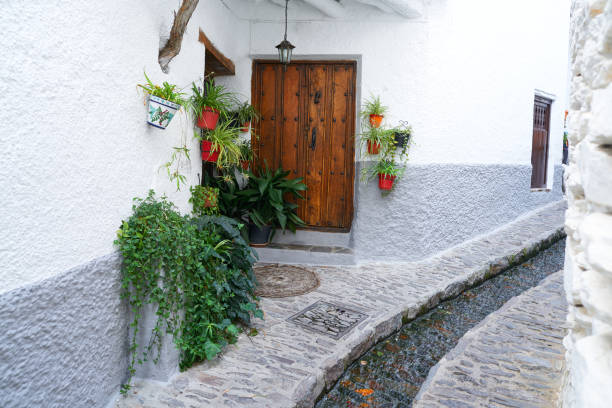 Alpujarras in Granada at Pampaneira village of Andalusia Spain