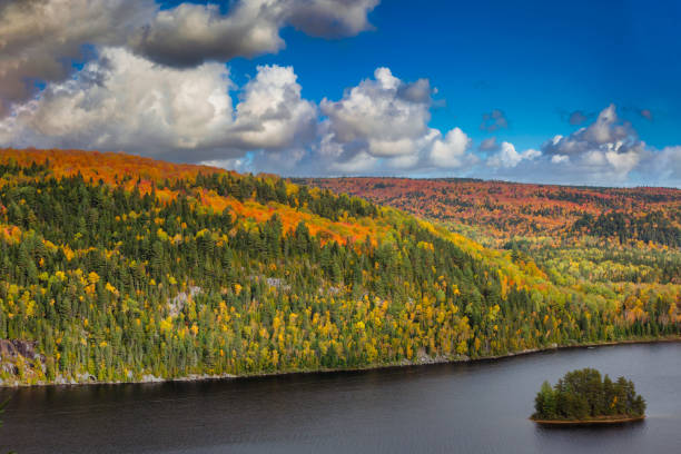 istock Fall colors in La Mauricie National Park. 1340284323