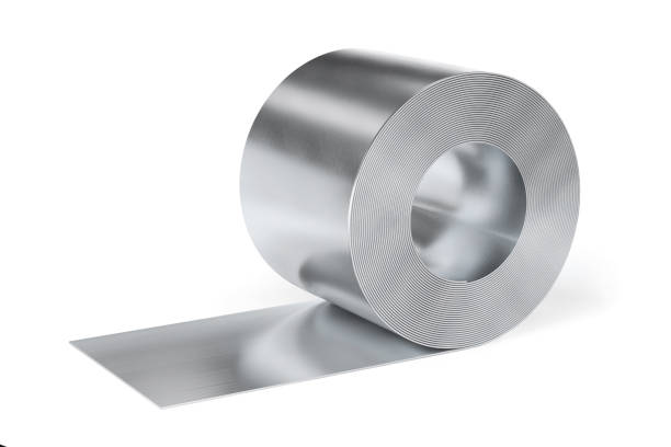 istock Roll of rolled steel sheet 1340287096
