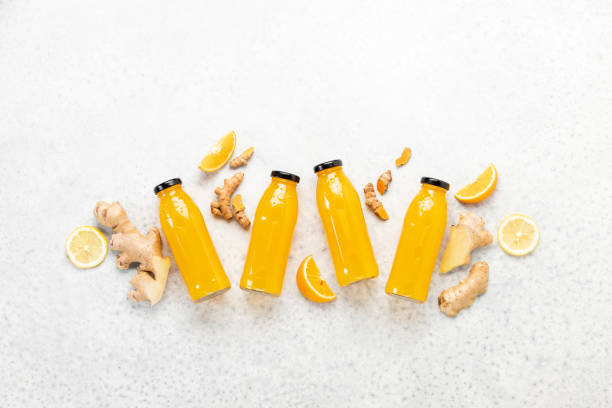 istock Ginger turmeric shots ready to drink 1340287967