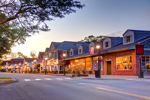 Main Street in Falmouth on Cape Cod
