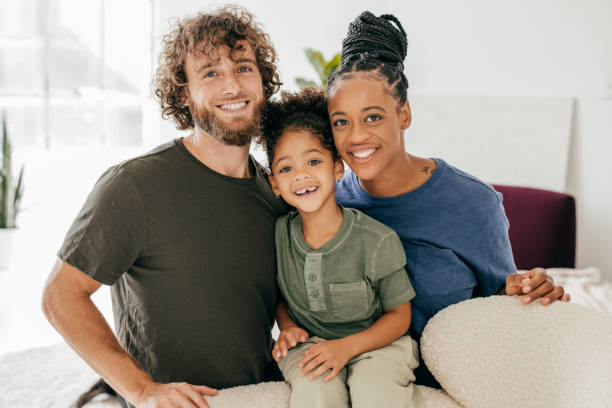 istock Multi-ethnic family portrait 1340295552