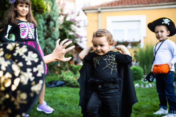 istock A toddler at his first Halloween party 1340296032