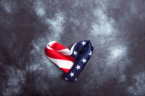 istock American flag in heart shape  on grunge background 1340301352