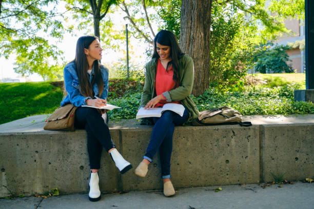 istock Diverse Group of College Students on Campus 1340306483