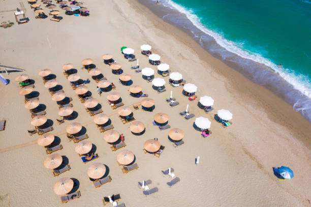 istock Famous beach of Chorefto, Pelion, Greece. 1340307942