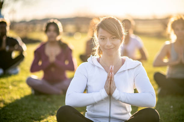 istock Yoga in the park 1340311462