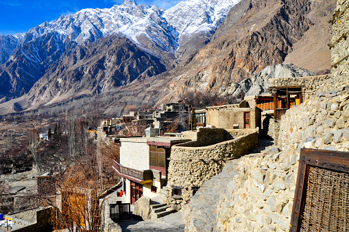 Karimabad village in the Hunza valley of the Northern areas of Pakistan