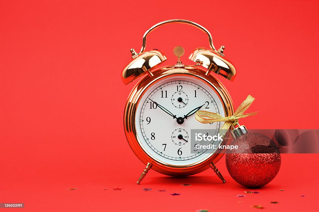 크리스마스 시간 - 로열티 프리 벽 시계 스톡 사진
