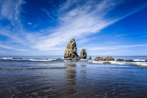 istock Rocks close to the Haystack Rock on the Cannon Beach, Ecola State Park, Oregon 1340340072