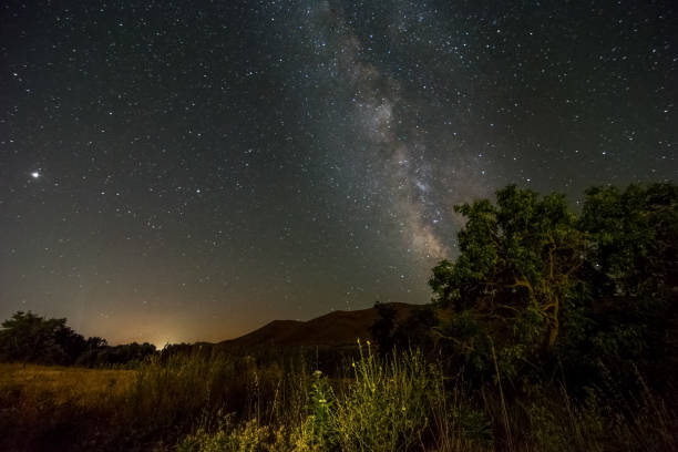 istock Our galaxy from the mountain of Aragon 1340353898