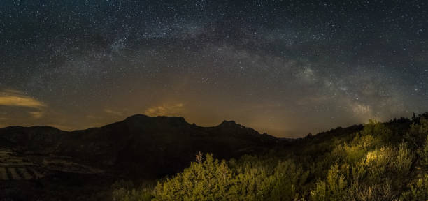 istock Our galaxy from the mountain of Aragon 1340354023