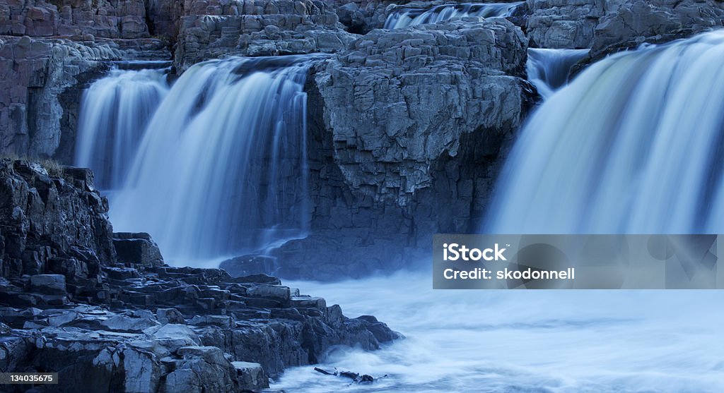 Azul queda de água no Dakota do Sul - Royalty-free Dakota do Sul Foto de stock